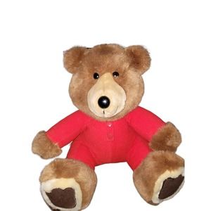 Dakin Vintage Teddy Bear -Snap Bottom Pajamas 12"x14" 1988